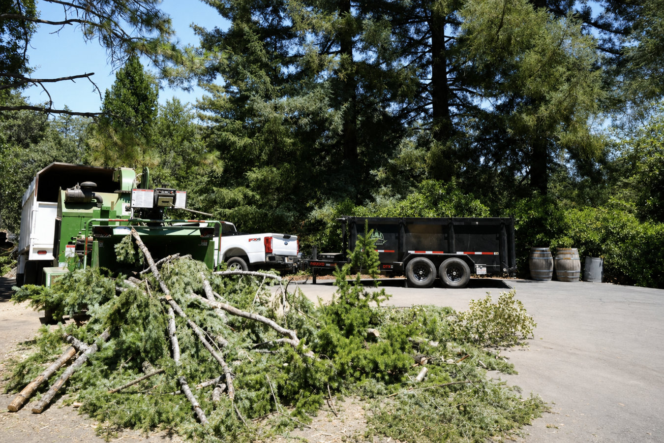 Land clearing in Newport Beach, CA